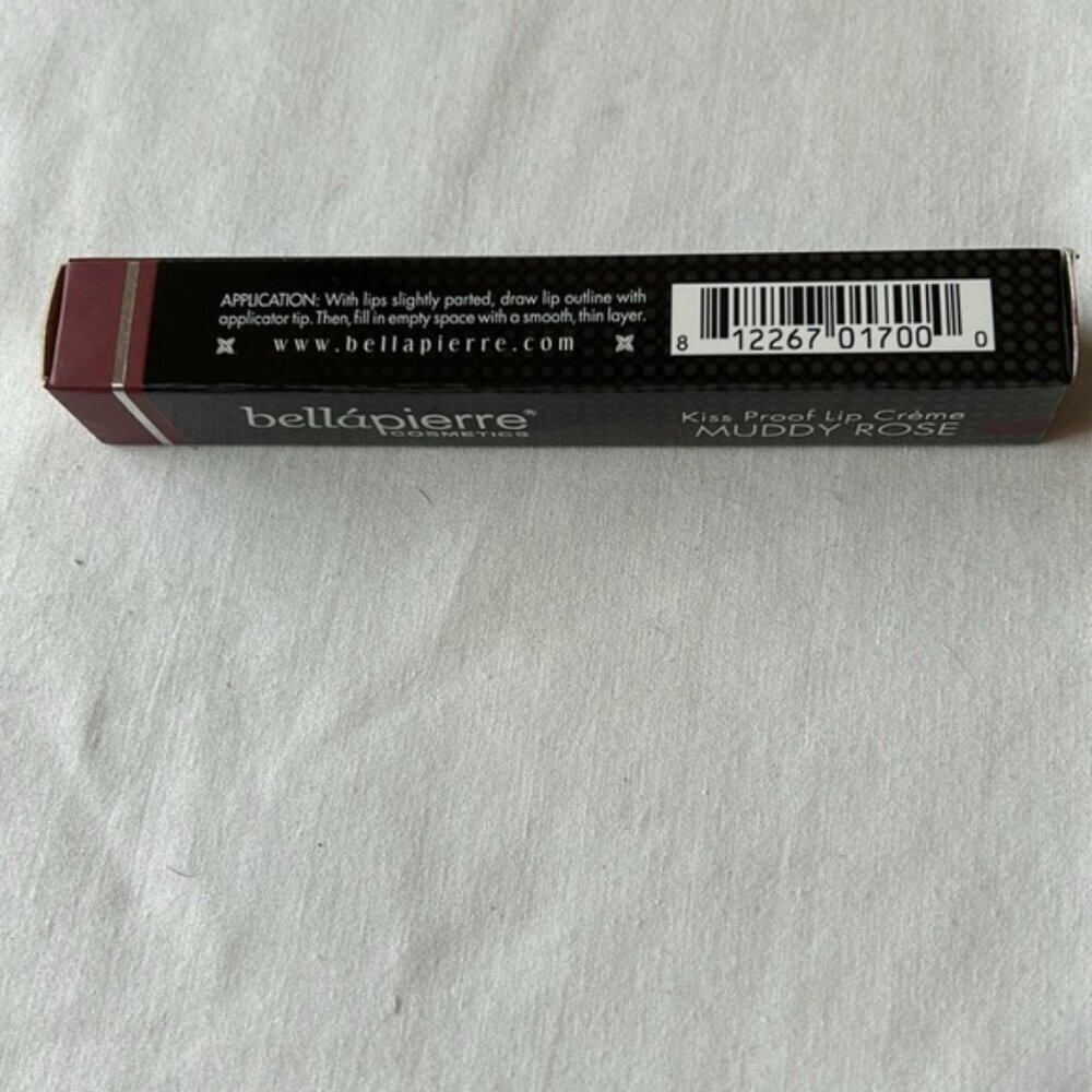 bellapierre Kiss Proof Lip Creme-Muddy Rose  NIB - Picture 7 of 10
